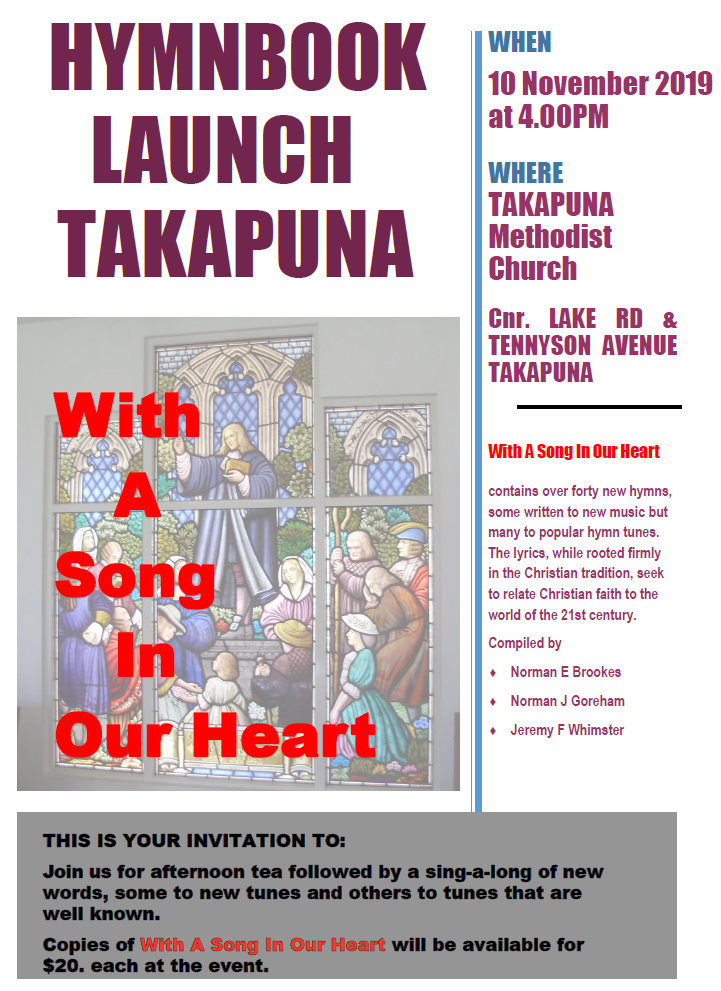 Launch of new hymnbook.